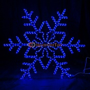 Световая фигура «Большая Снежинка LED» 95*95 см, синяя
