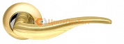 Ручка раздельная Armadillo (Армадилло) Lora LD39-1SG/CP-1 матовое золото/хром