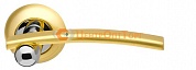Ручка раздельная Armadillo (Армадилло) Mercury LD22-1SG/CP-1 матовое золото/хром