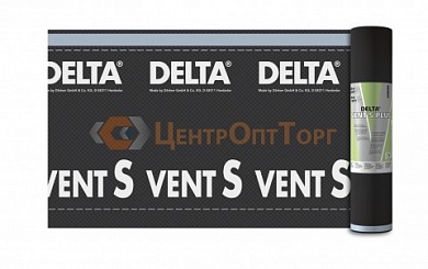 Диффузионная плёнка DELTA-VENT S PLUS с самоклеящейся лентой