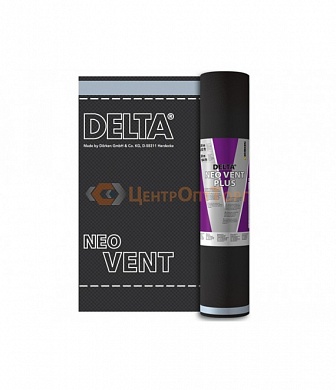 Диффузионная плёнка DELTA-NEO VENT PLUS с самоклеящейся лентой