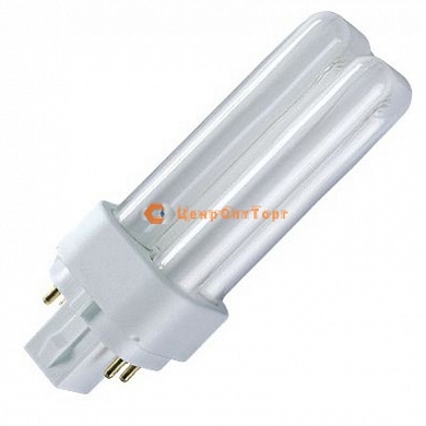 DULUX D/E 10W/41-827 G24q-1 (мягкий тёплый белый 2700К) - лампа