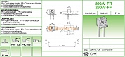 Stucchi 290/V-FF-39 W4,3x8,5d с гибкими проводами провод 390мм