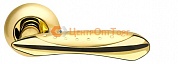 Ручка раздельная Armadillo (Армадилло) Corvus LD35-1SG/GP-4 матовое золото/золото