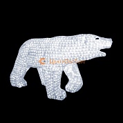 Световая фигура акриловая «Белый медведь», 70*125см