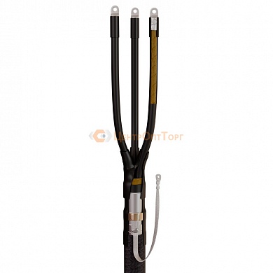 3КВНТп-1-25/50 (Б) нг-LS:  Концевая кабельная муфта для кабелей «нг-LS» с бумажной или пластмассовой изоляцией до 1кВ