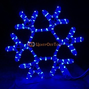Световая фигура «Снежинка LED» 40*40 см, синяя