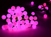 LED-BSM-100-10N-230Violet Гирлянда "шарики" светодиодная динамическая 10м фиолетовый