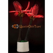 LED Пальма кокосовая тройная красная COL-3 красная