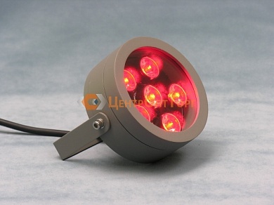 Светодиодный прожектор  LED 24V красный