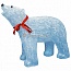 Зверь световой Белый медведь (48 см) ULD 9563