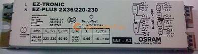 EZP8  1x36/220-240  149x42x30 OSRAM - ЭПРА *