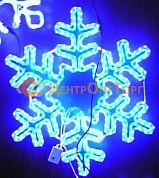 Снежинка из светодиодного дюралайта LED-XM-(FR)-2D-CK003-A-W