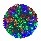 Шар подвесной с насадками "Цветки" LED-FBP-160MM-240V-R/G (Flower)