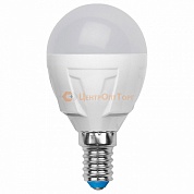 Лампа светодиодная Volpe E14 6Вт 3000K LED-G45-6W/WW/E14/FR/S