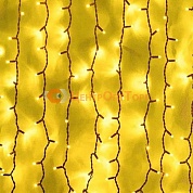 LC-1920 indoor Светодиодный занавес 2м*1,5м статический жёлтый 19*20 Led+сет.шнур