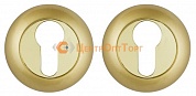 Накладка под Punto (Пунто) цилиндр ET TL SG/GP-4 матовое золото/золото
