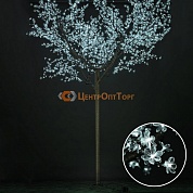 Световое дерево «Сакура», диаметр 3.0 м, высота 3.6 м, 2688 лепестков, белое