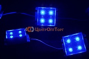 Светодиодная матрица LED 12V (10 модулей по 4 светодиода) синий