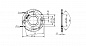 47.360.5010.50 BJB Соединительный элемент COB Ø 44 мм для светодиодной матрицы 19 x 19 мм